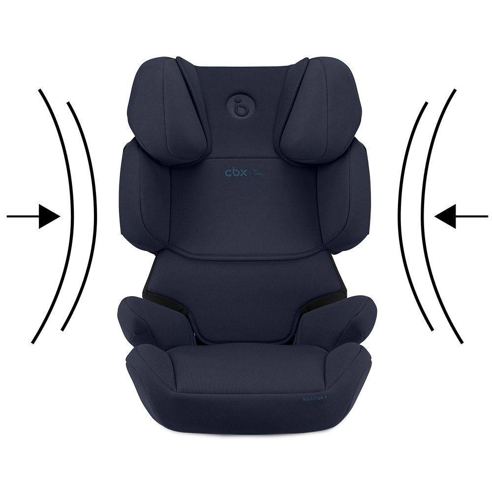 Scaun auto CYBEX Solution X i-Fix 522003963, Isofix, 15-36kg, R44, albastru-negru