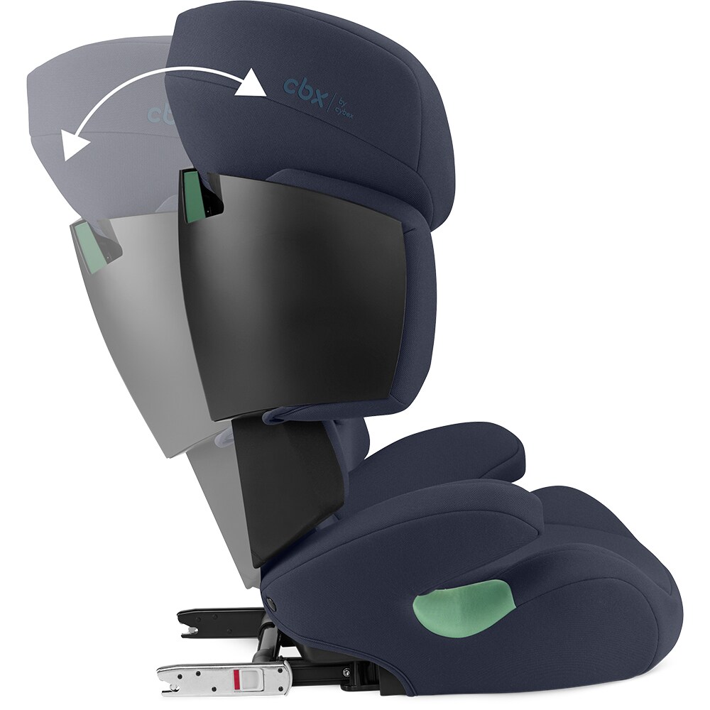 Scaun auto CYBEX Solution X i-Fix 522003963, Isofix, 15-36kg, R44, albastru-negru
