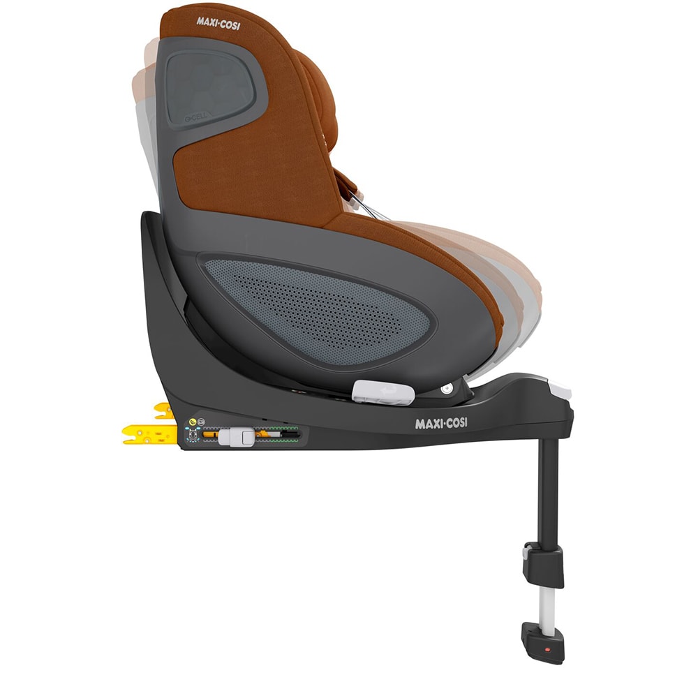 Scaun auto MAXI COSI Pearl 360 8045650110, Isofix, 0-18kg, I-Size, maro-negru