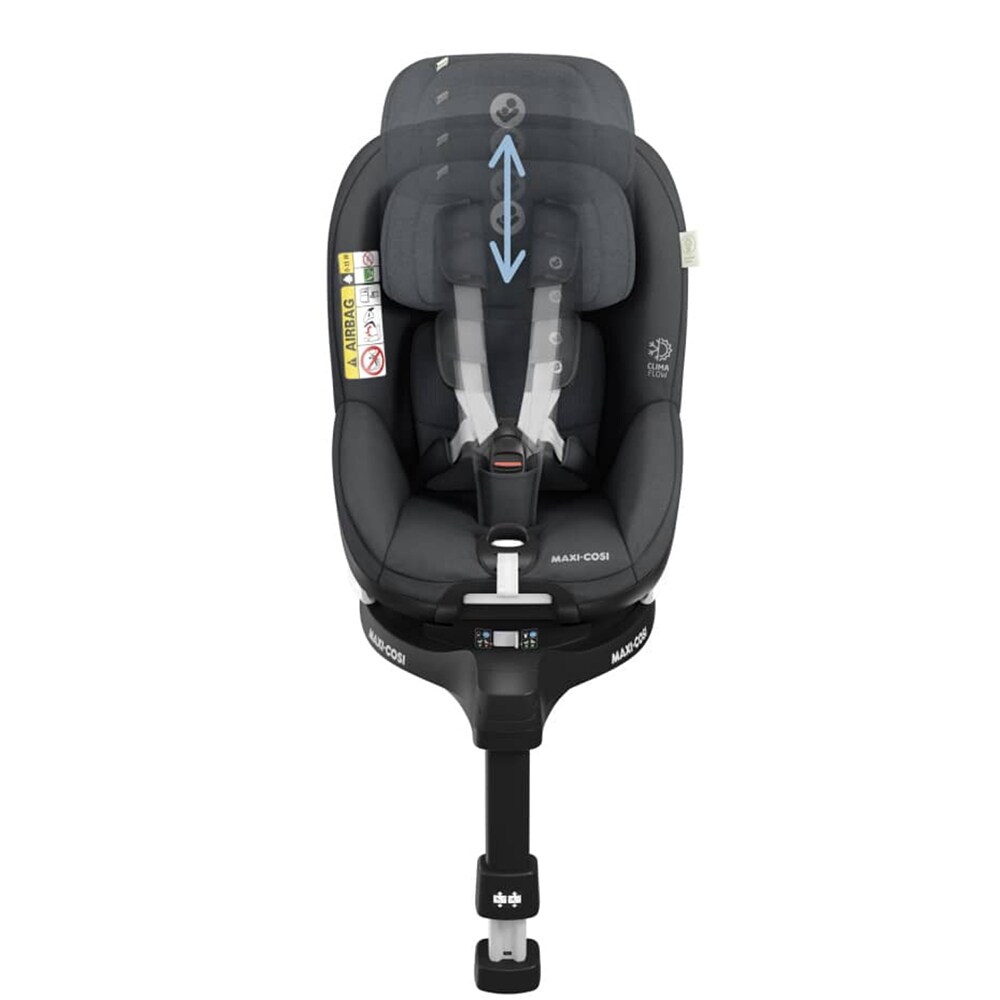 Scaun auto MAXI COSI Mica Pro Eco 8515550110, Isofix, 0-18kg, I-Size, gri antracit-negru
