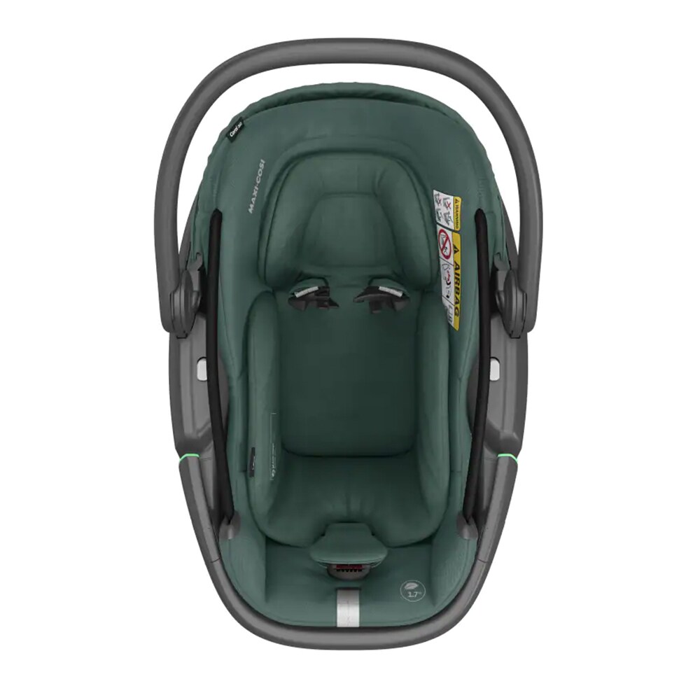 Scoica auto MAXI COSI Coral 360 Essential 8559047110, Isofix, 0-12kg, I-Size, verde-gri