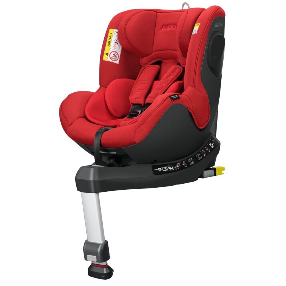 Scaun auto AVOVA Sperber-Fix 61 AV1110002, 5 puncte, 0-20 kg, R129, rosu-negru