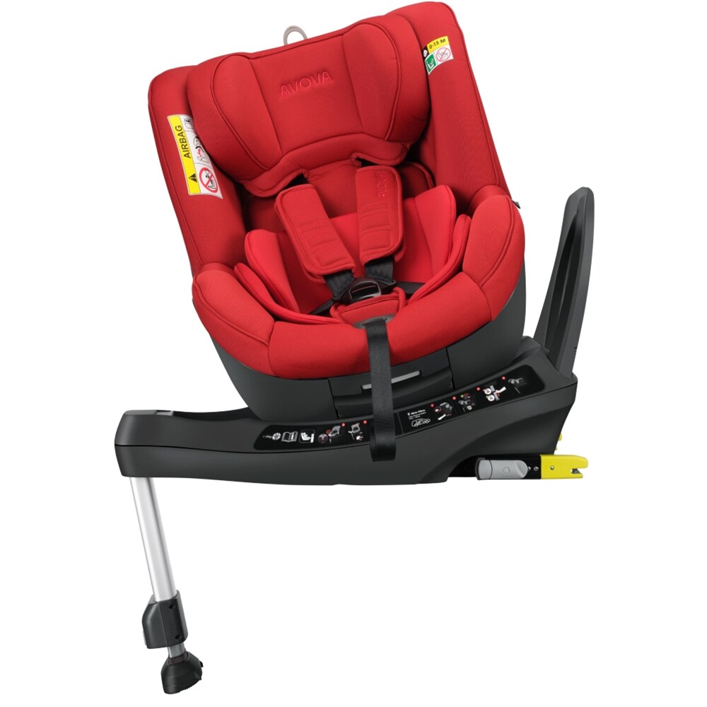 Scaun auto AVOVA Sperber-Fix 61 AV1110002, 5 puncte, 0-20 kg, R129, rosu-negru