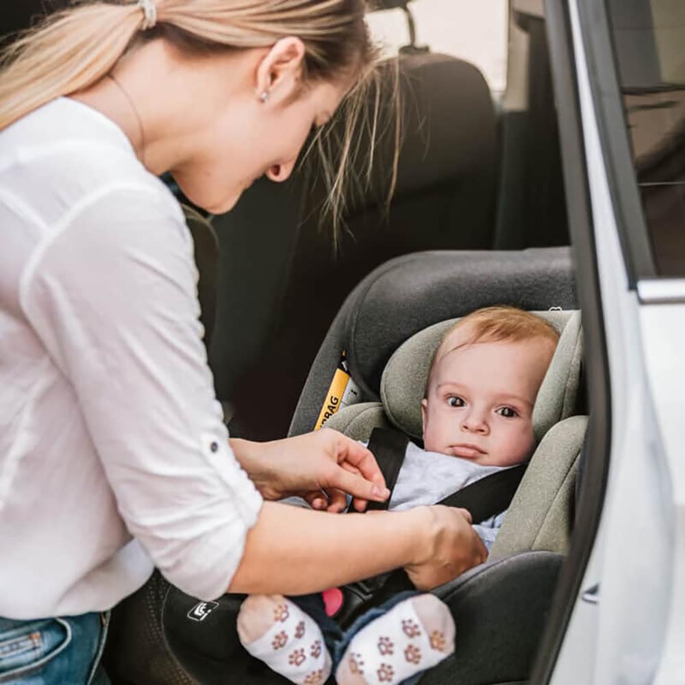 Scaun auto BABYGO Move360 BGO2601, Isofix, 0-36kg, i-Size, gri-negru