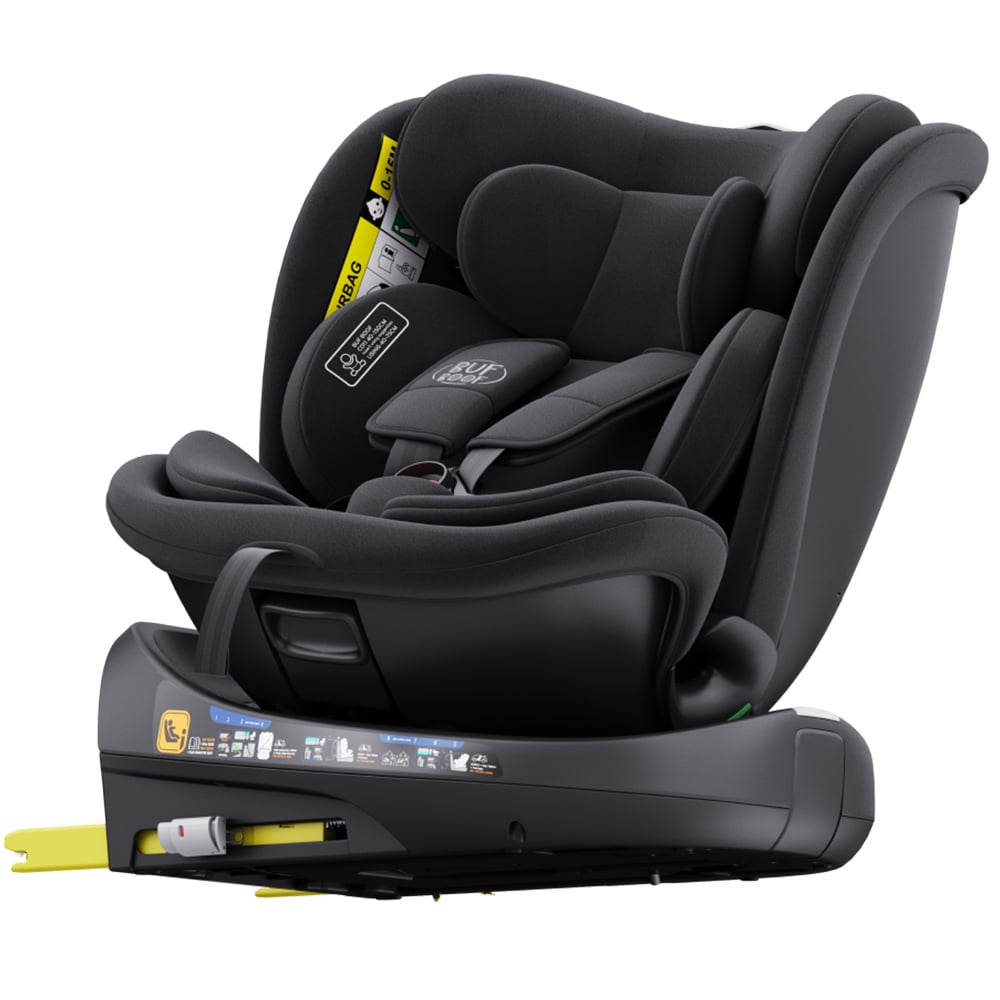 Scaun auto BUF BOOF B-Joy Deluxe rotativ 360 grade BJOYBLACK, Isofix, 0-36 kg, i-Size, negru