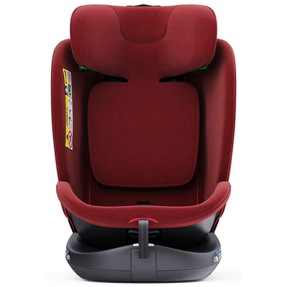 Scaun auto BUF BOOF B-Joy Deluxe rotativ 360 grade BJOYRED, Isofix, 0-36 kg, i-Size, rosu-negru