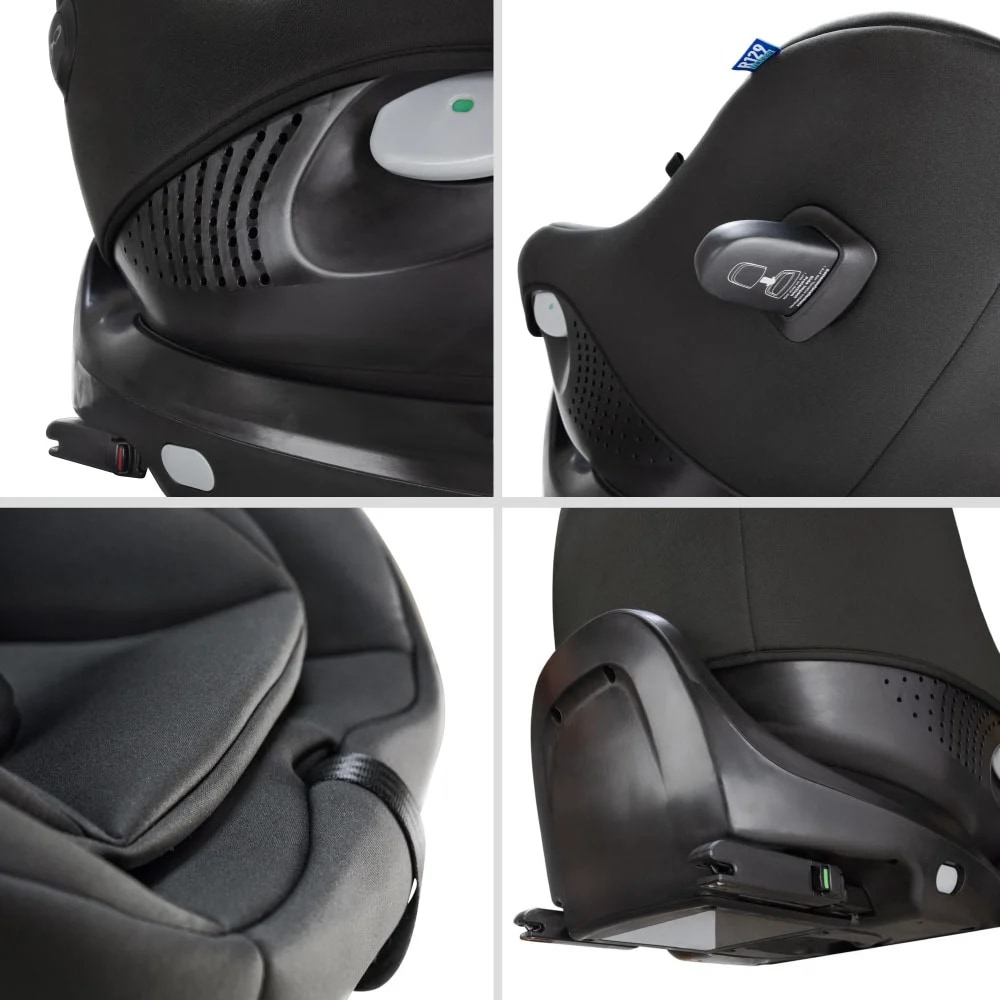 Scaun auto GRACO Turn2Me rotativ 360 GC2302AAMDN0, Isofix, 0-18kg, i-Size, negru