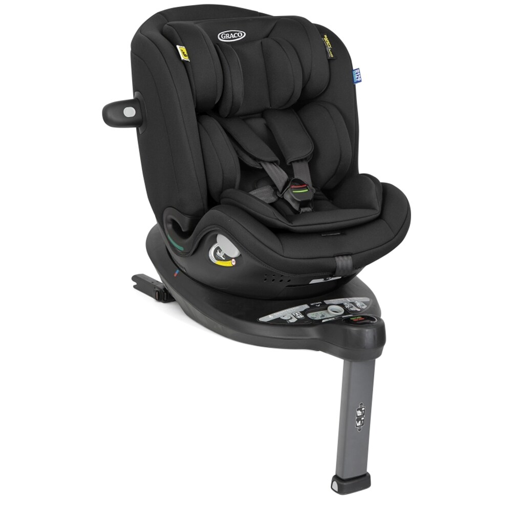 Scaun auto GRACO Turn2Me rotativ 360 GC2404AAMDN0, Isofix, 0-25kg, i-Size, negru