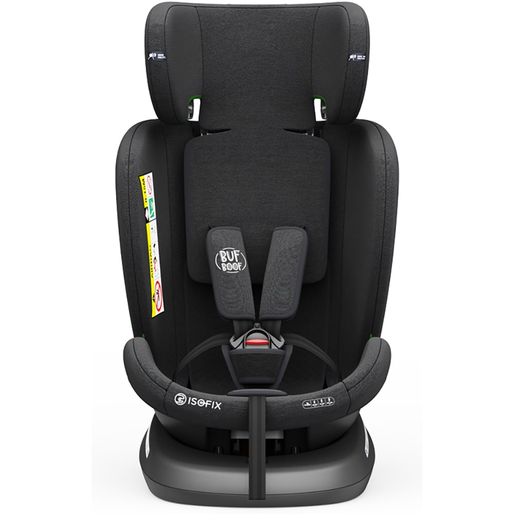 Scaun auto BUF BOOF TWT Plus rotativ 360 grade ISIZETWTBJ, Isofix, 0-36 kg, R129, negru