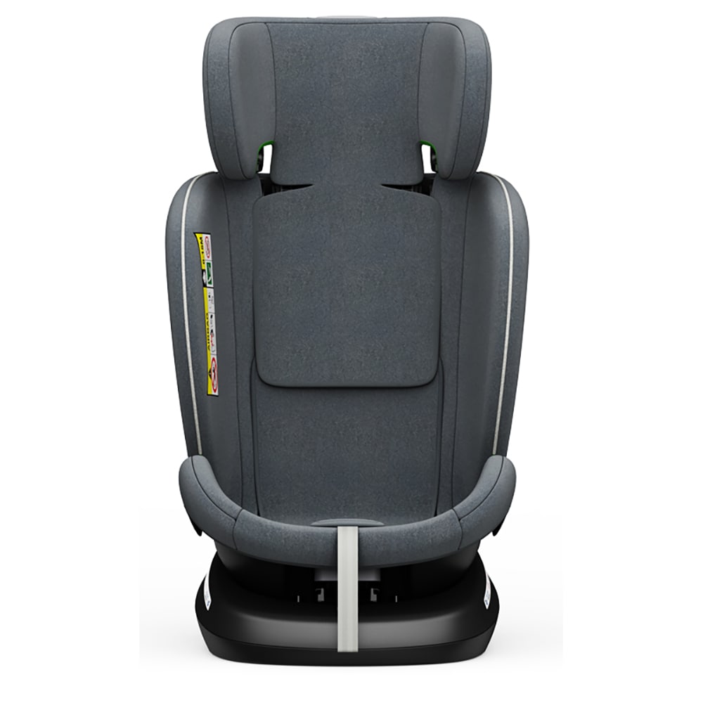 Scaun auto BUF BOOF TWT Plus rotativ 360 grade ISIZETWTGREY, Isofix, 0-36 kg, R129, gri-negru