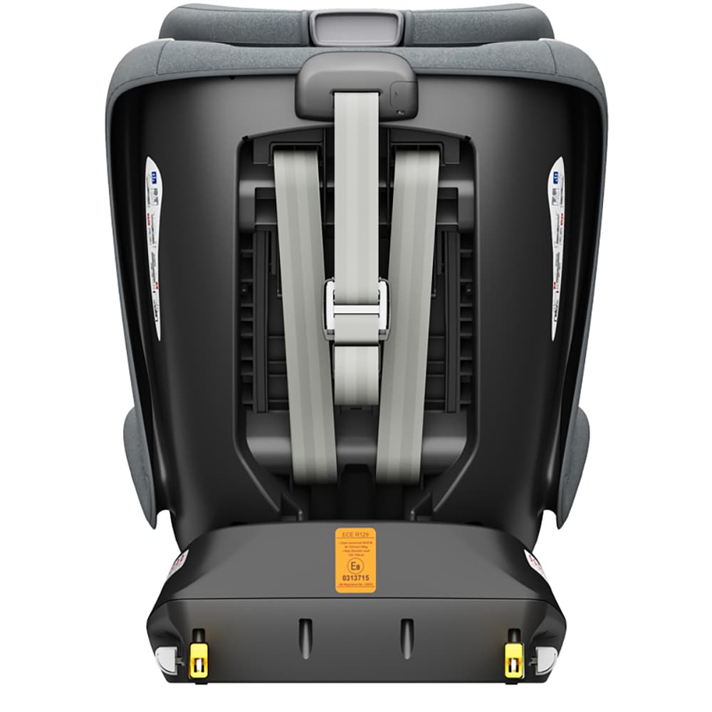 Scaun auto BUF BOOF TWT Plus rotativ 360 grade ISIZETWTGREY, Isofix, 0-36 kg, R129, gri-negru