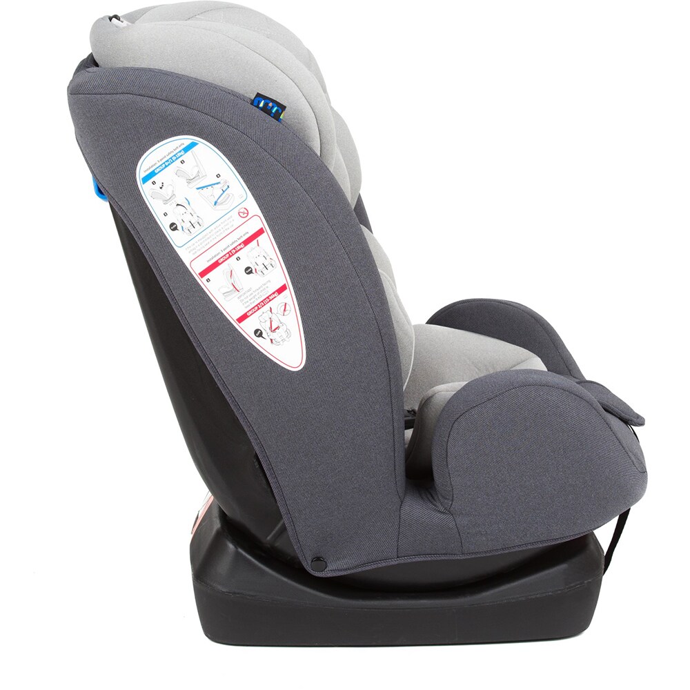Scaun auto JUJU Gladiator JU1200-GL-03, 5 puncte, 0-36kg, gri-negru