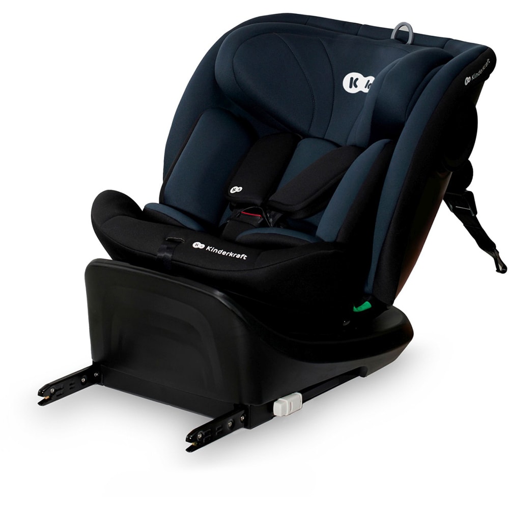 Scaun auto KINDERKRAFT I-Grow KCIGRO00BLK, 5 puncte, 0-36kg, R129, bleumarin-negru
