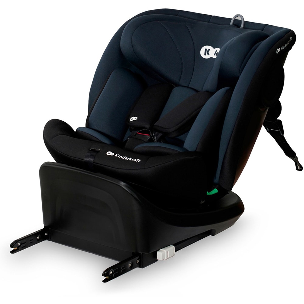 Scaun auto KINDERKRAFT I-Grow KCIGRO00BLK, 5 puncte, 0-36kg, R129, bleumarin-negru