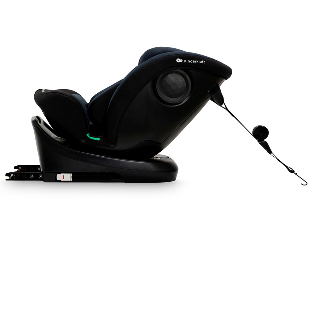 Scaun auto KINDERKRAFT I-Grow KCIGRO00BLK, 5 puncte, 0-36kg, R129, bleumarin-negru