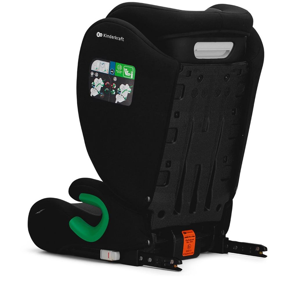Scaun auto KINDERKRAFT Junior Fix 2 KCJUFI20BLK, Isofix, 15-36 kg, R129, negru