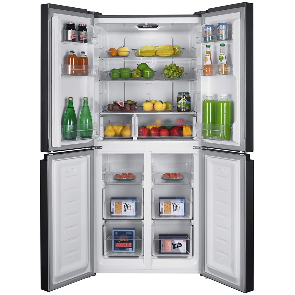 Side by Side ARCTIC AMD421E4NMT, No Frost, 421 l, H 180 cm, Clasa E, inox