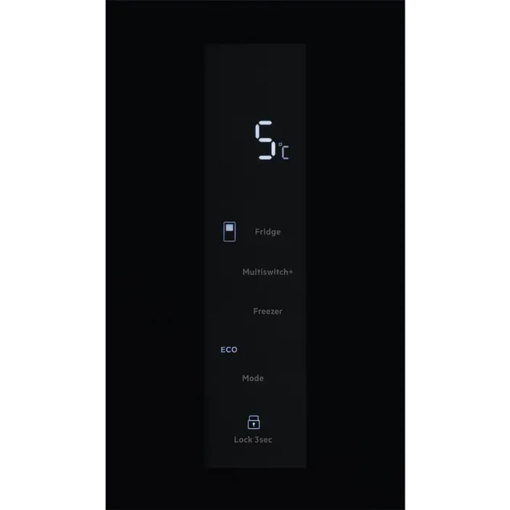 Side by Side ELECTROLUX ELT9VE52M0, Frost Free, 522 l, H 190 cm, Clasa E, negru