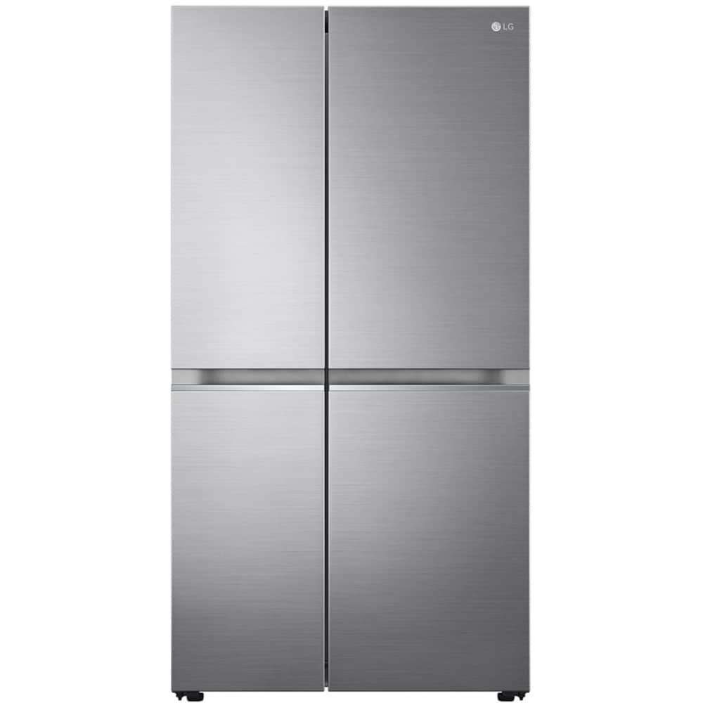 Side by Side LG GSBV70PZTE, No Frost, 655 l, H 179 cm, Clasa E, argintiu