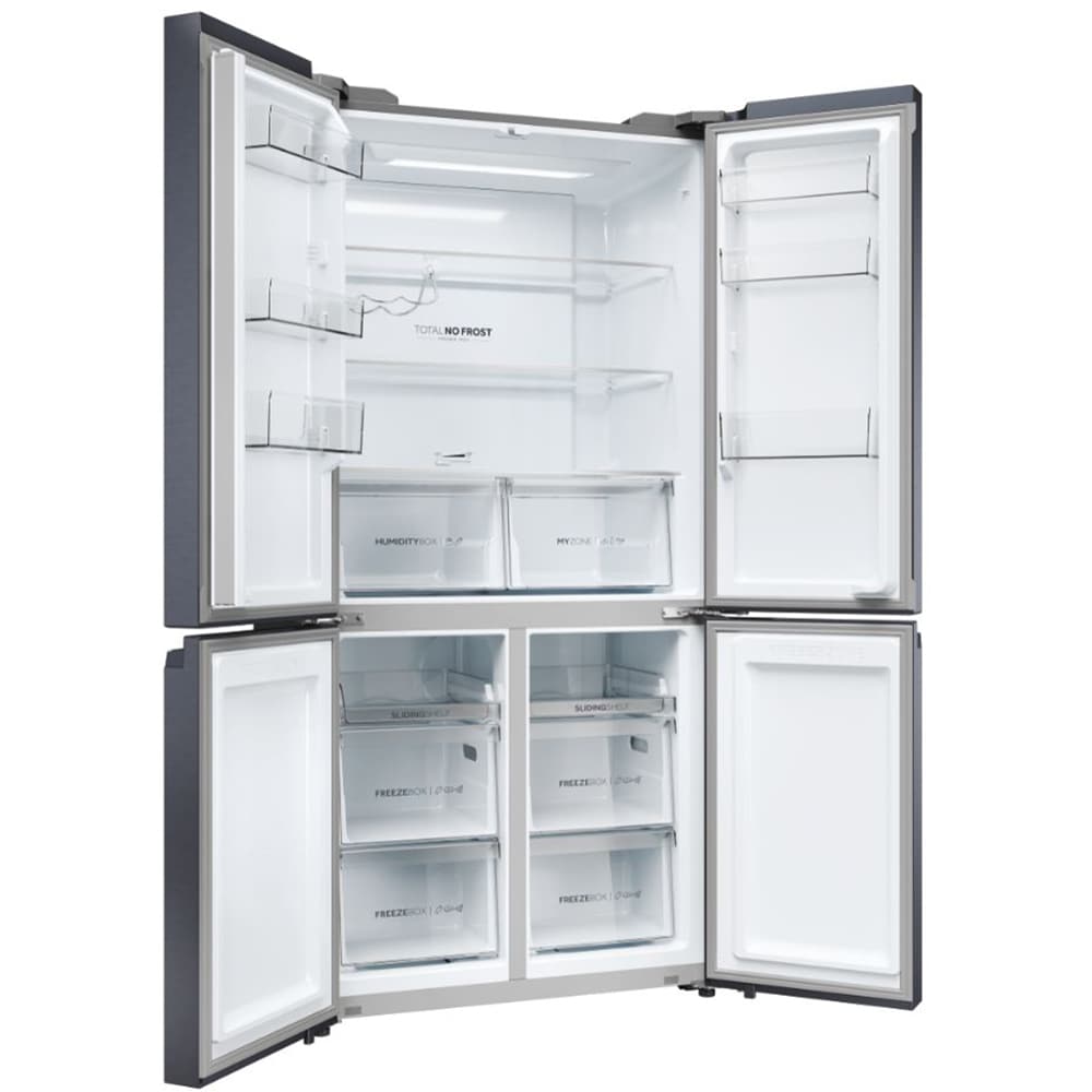 Side by Side HAIER HCR5919ENMB, No Frost, 528 l, H 190 cm, Clasa E, negru