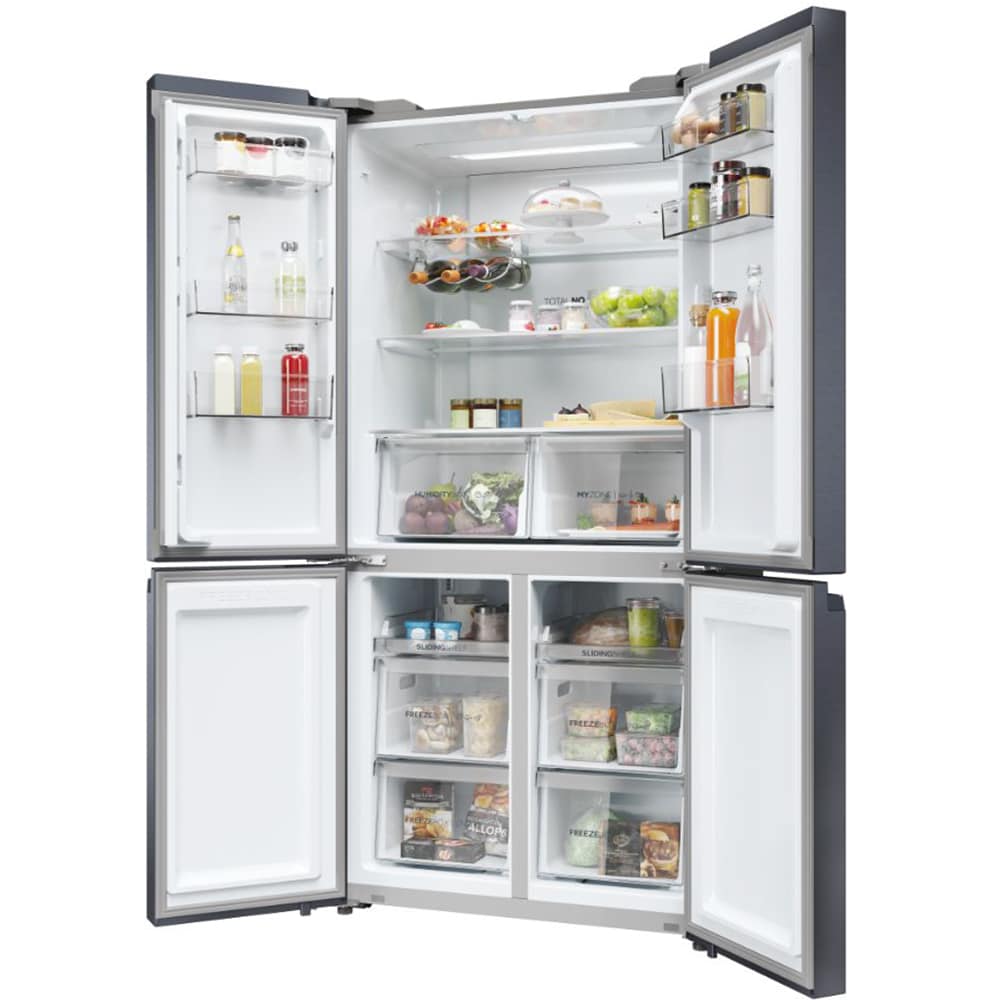 Side by Side HAIER HCR5919ENMB, No Frost, 528 l, H 190 cm, Clasa E, negru