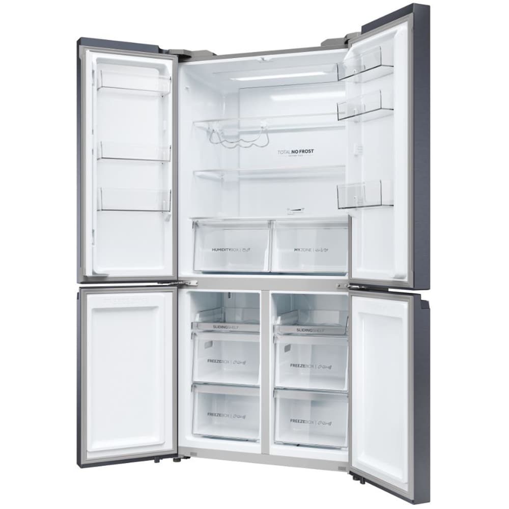 Side by Side HAIER HCR5919ENMB, No Frost, 528 l, H 190 cm, Clasa E, negru