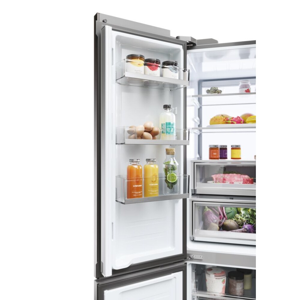 Side By Side HAIER HCW9919FSGB, No Frost, 586 l, H 190 cm, Clasa F, negru