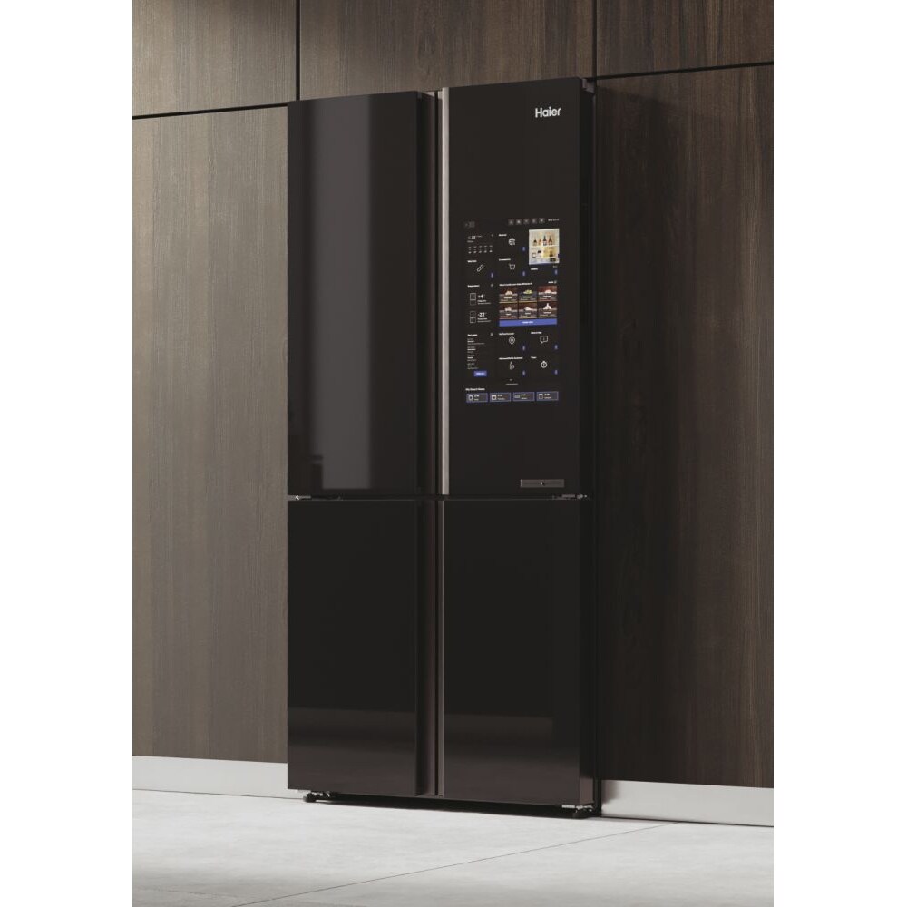 Side By Side HAIER HCW9919FSGB, No Frost, 586 l, H 190 cm, Clasa F, negru