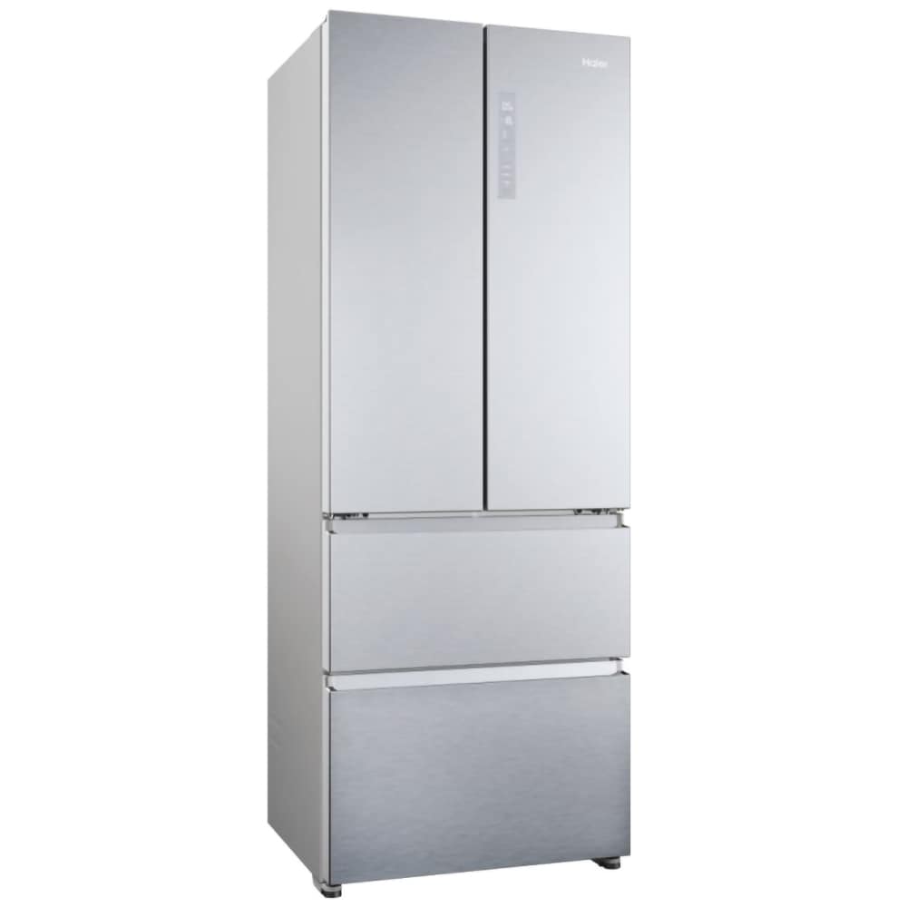 Side by Side HAIER HFR5719ENMG, No Frost, 446 l, H 190 cm, Clasa E, argintiu