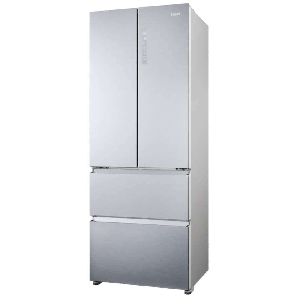 Side by Side HAIER HFR5719ENMG, No Frost, 446 l, H 190 cm, Clasa E, argintiu