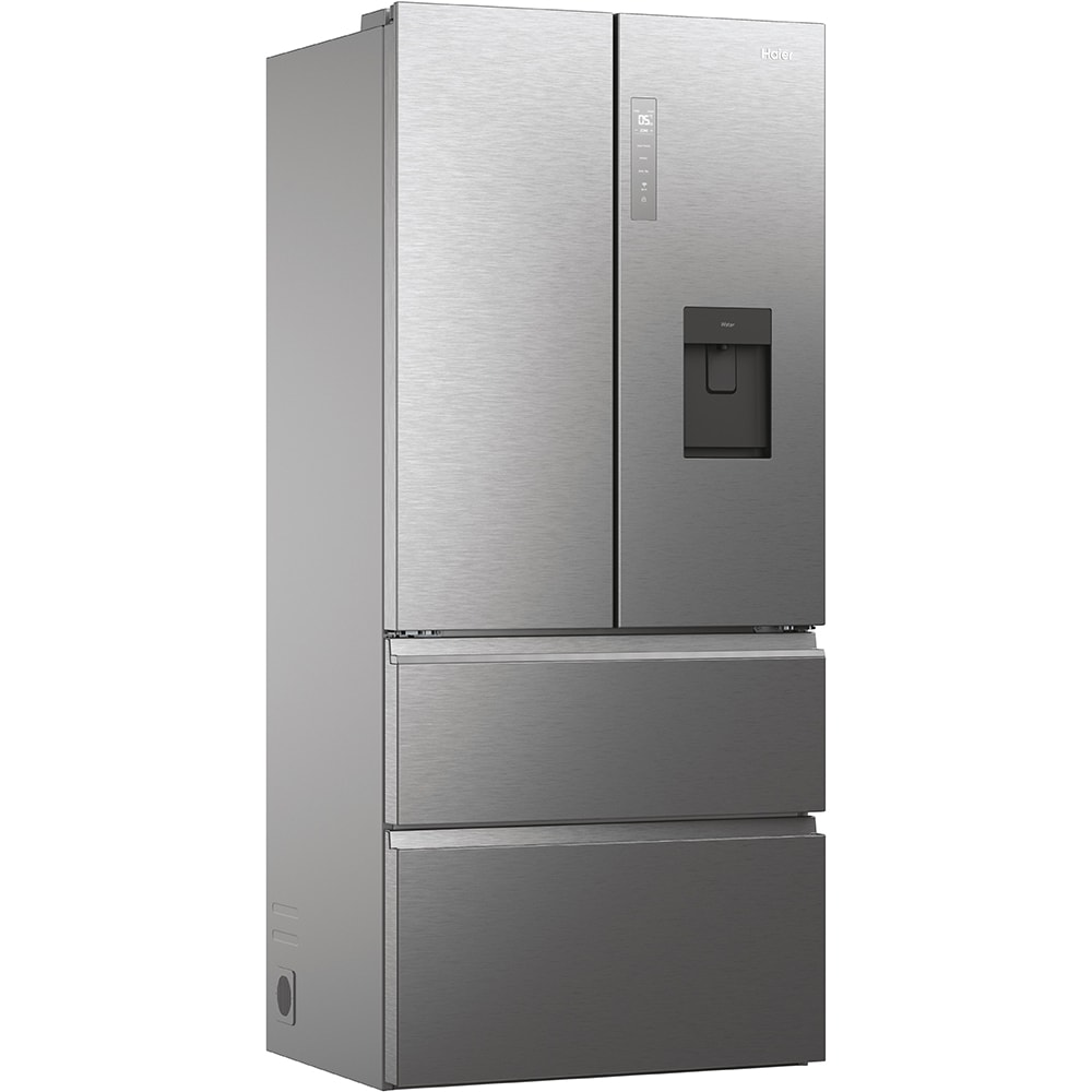 Side by Side HAIER HFW7819EWMP, Total No Frost, 537 l, H 192.5 cm, Clasa E, Dozator apa, Wi-Fi, inox