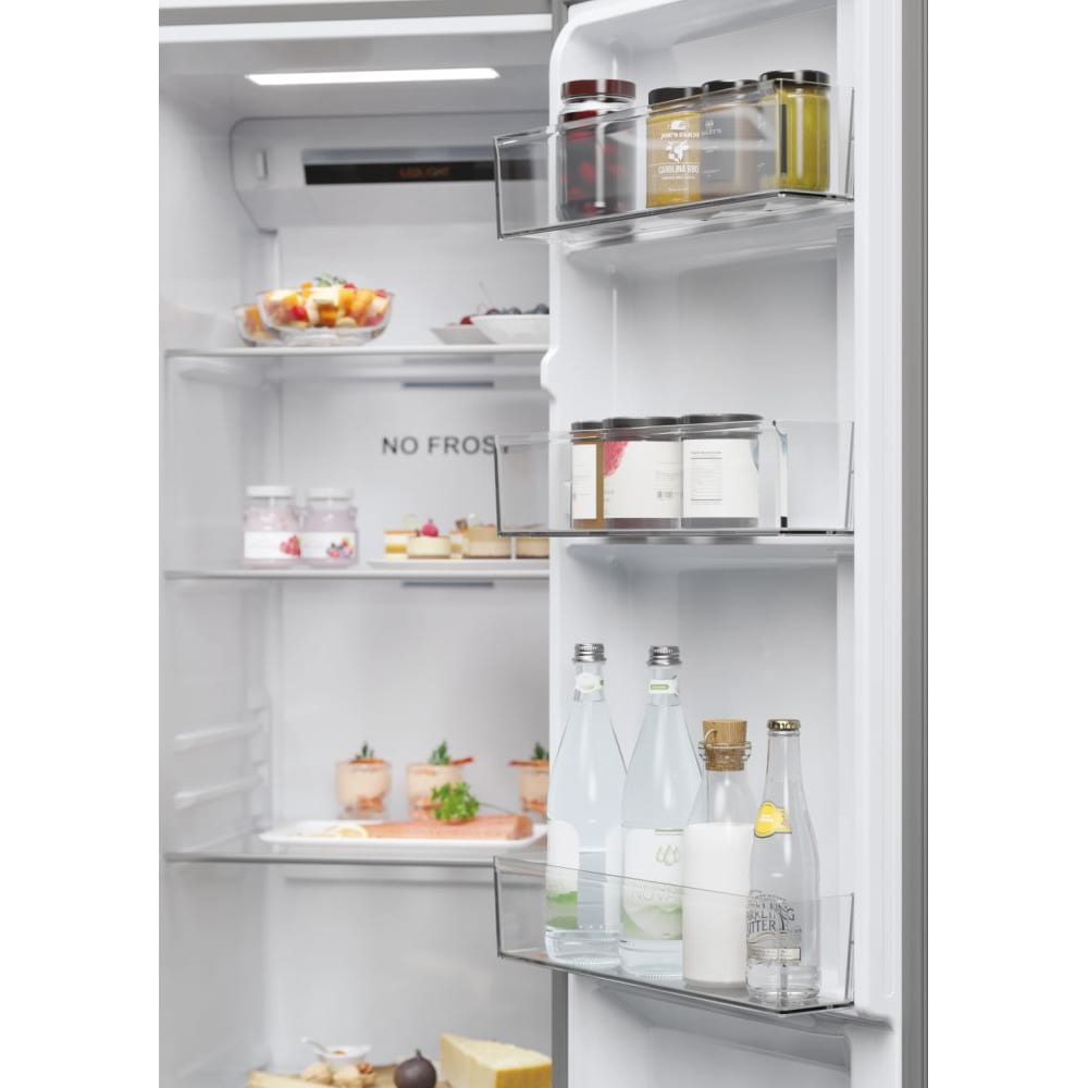 Side By Side HAIER HSR5918DIMP, No Frost, 511 l, H 177 cm, Clasa D, Dozator apa, inox