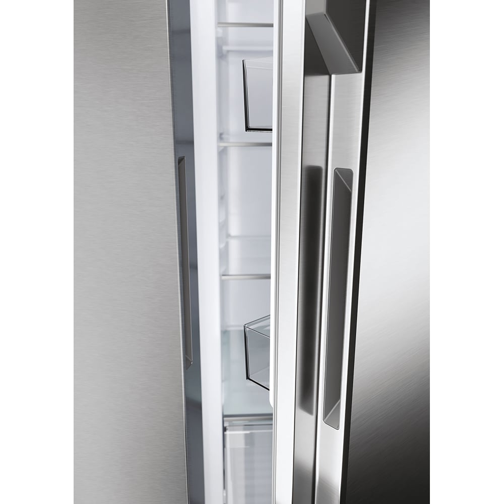 Side by Side HAIER HSR5918DNMP, Total No Frost, 528 l, H 178 cm, Clasa D, inox