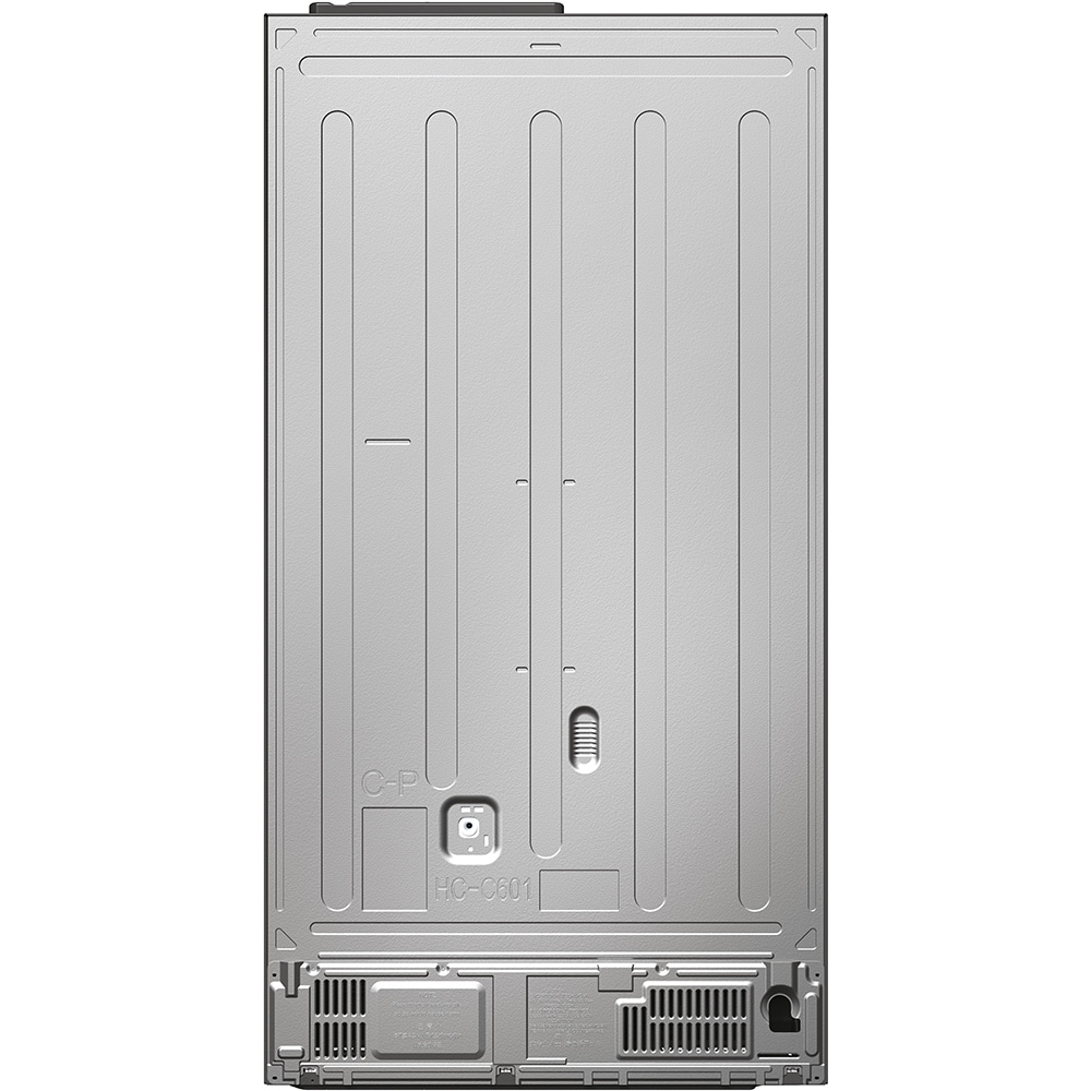 Side by Side HAIER HSW59F18EIPT, Total No Frost, 601 l, H 178 cm, Clasa E, Dozator apa, Wi-Fi, negru