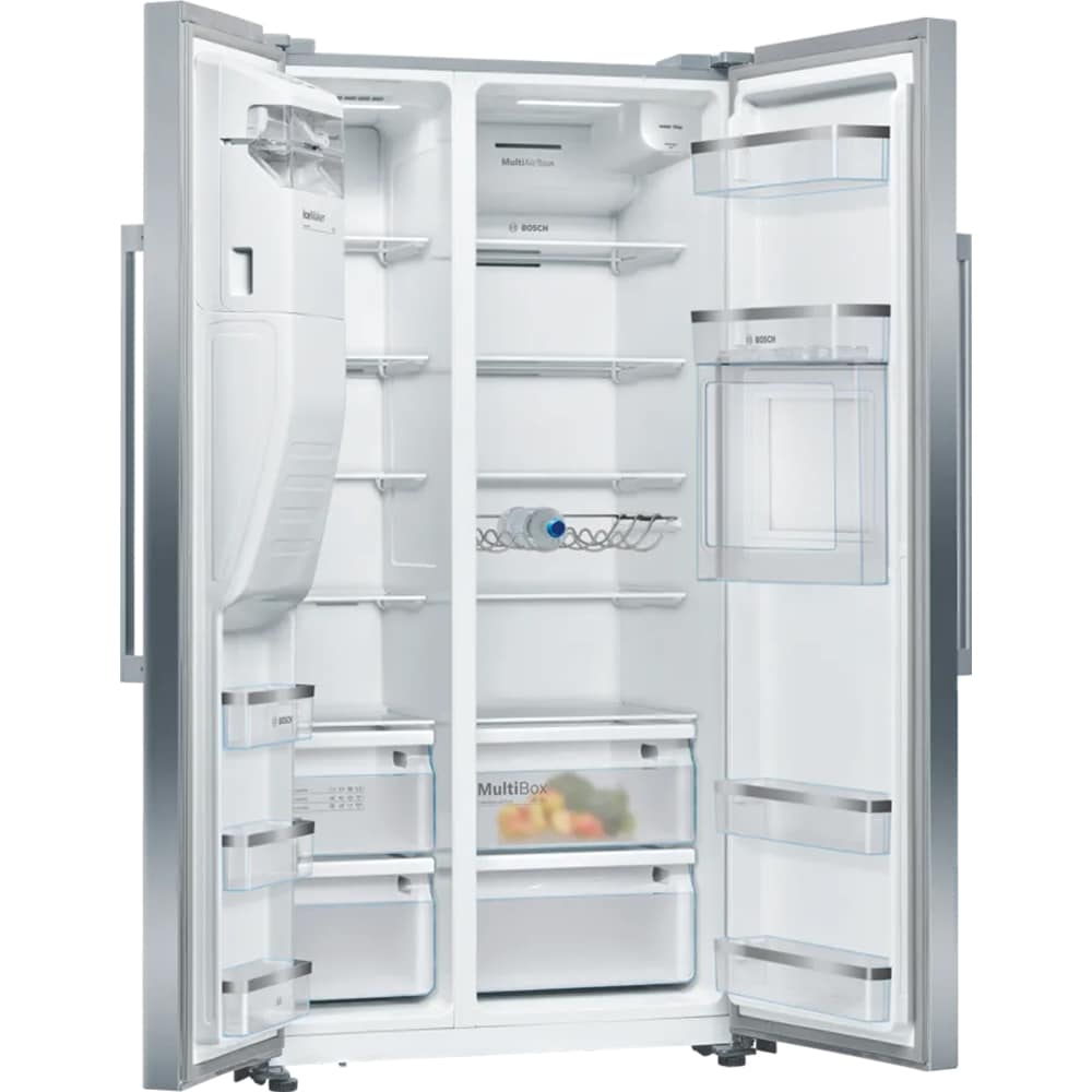 Side by Side BOSCH KAG93AIEP, No Frost, 560 l, H 178.7 cm, Clasa E, inox