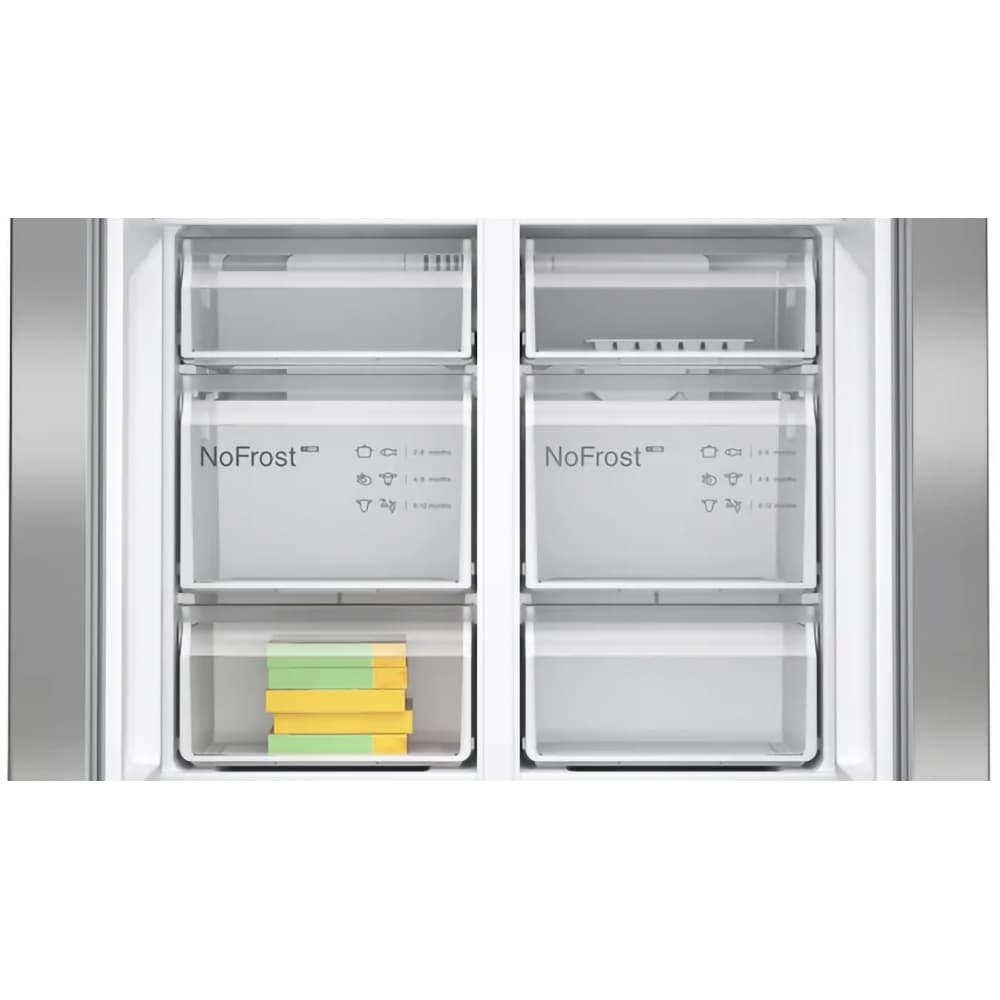 Side by Side BOSCH KFN96VPEA, No Frost, 605 l, H 183, Clasa E, inox