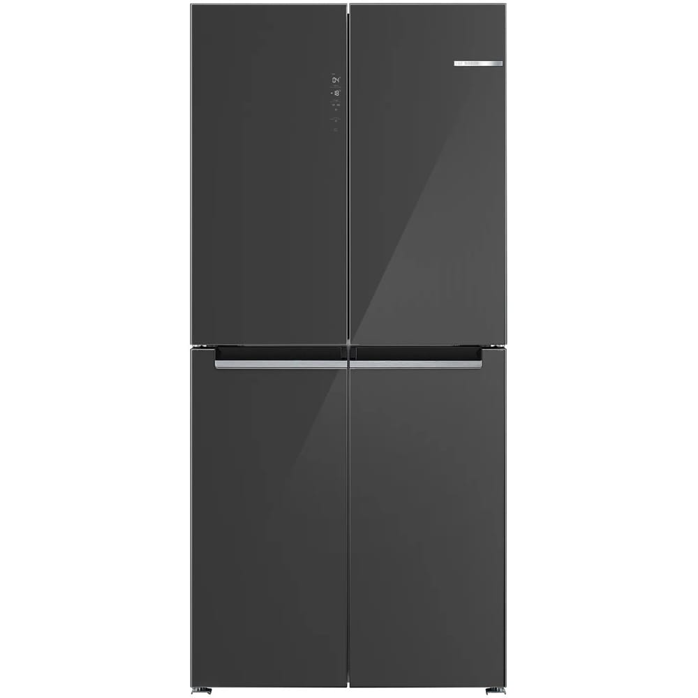 Side by Side BOSCH KMC85LEEA, No Frost, 547 l, H 189.5 cm, Clasa E, sticla gri
