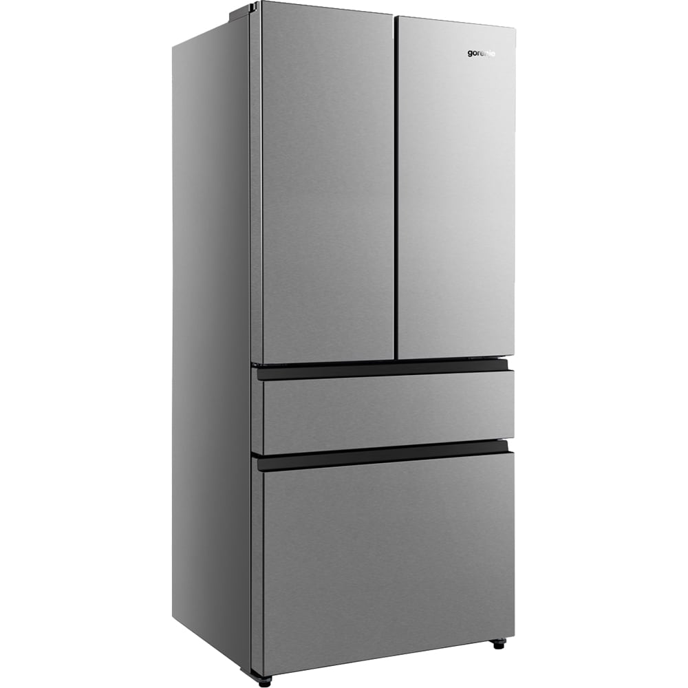 Side by Side GORENJE NRM8181UX, NoFrost Plus, 480 l, H 181.7 cm, Clasa F, inox