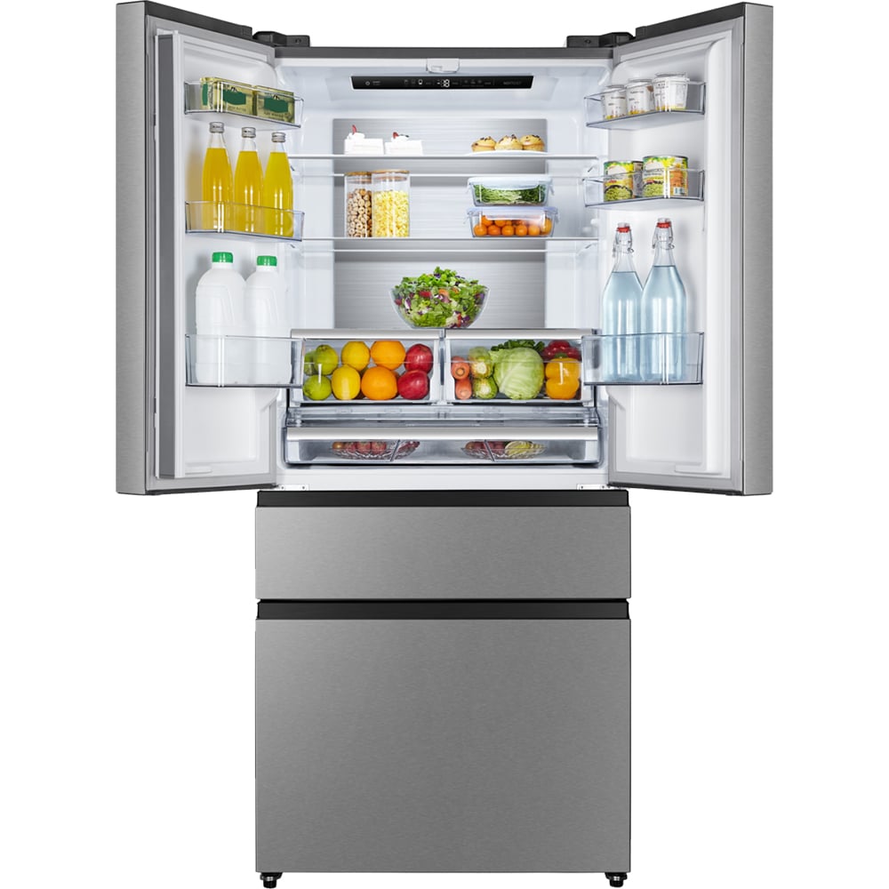 Side by Side GORENJE NRM8181UX, NoFrost Plus, 480 l, H 181.7 cm, Clasa F, inox