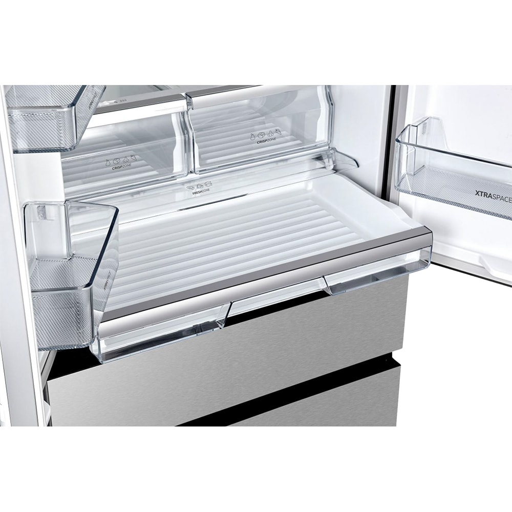 Side by Side GORENJE NRM8181UX, NoFrost Plus, 480 l, H 181.7 cm, Clasa F, inox