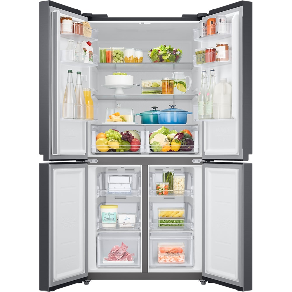 Side by Side SAMSUNG RF48A400EB4/EO, No Frost, 488 l, H 179 cm, Clasa E, negru