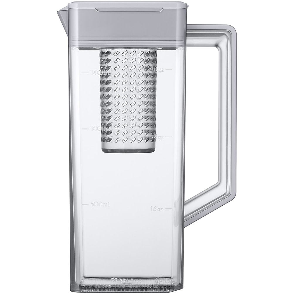 Side by Side SAMSUNG RF65DB970E22EO, No Frost, Beverage Center, 645 l, H 185 cm, Clasa E, Dozator apa, Wi-Fi, sticla neagra
