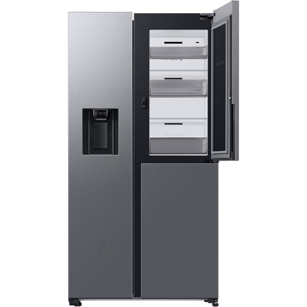 Side by Side SAMSUNG RH68DG853DS9EF, No Frost, 627 l, H 178 cm, Clasa D, Wi-Fi, Dozator apa, inox