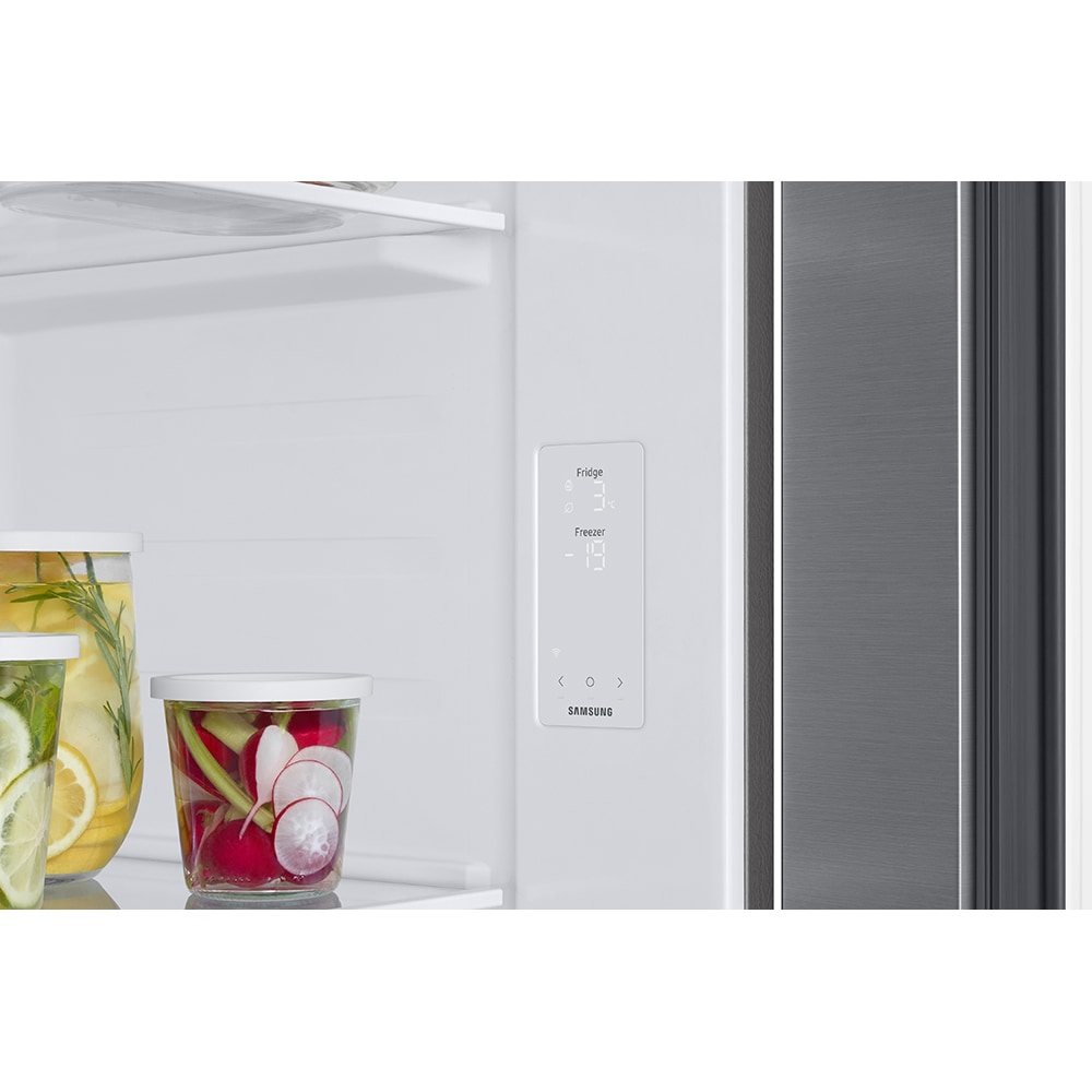 Side by Side SAMSUNG RS57DG400EM9EO, No Frost, 583 l, 178 cm, Clasa E, Wi-Fi, argintiu