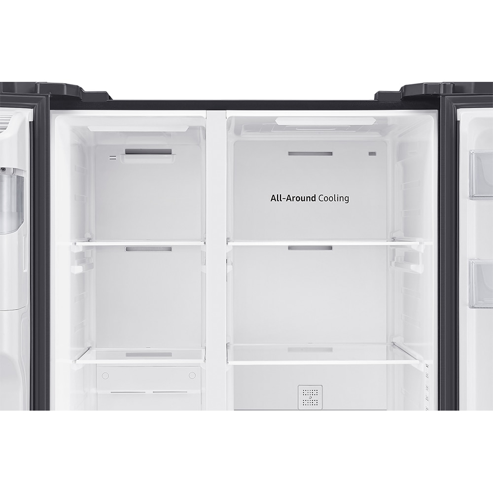 Side by Side SAMSUNG RS65DG5403B1EO, No Frost, 635 l, H 178 cm, Clasa E, Wi-Fi, Dozator apa, dark inox