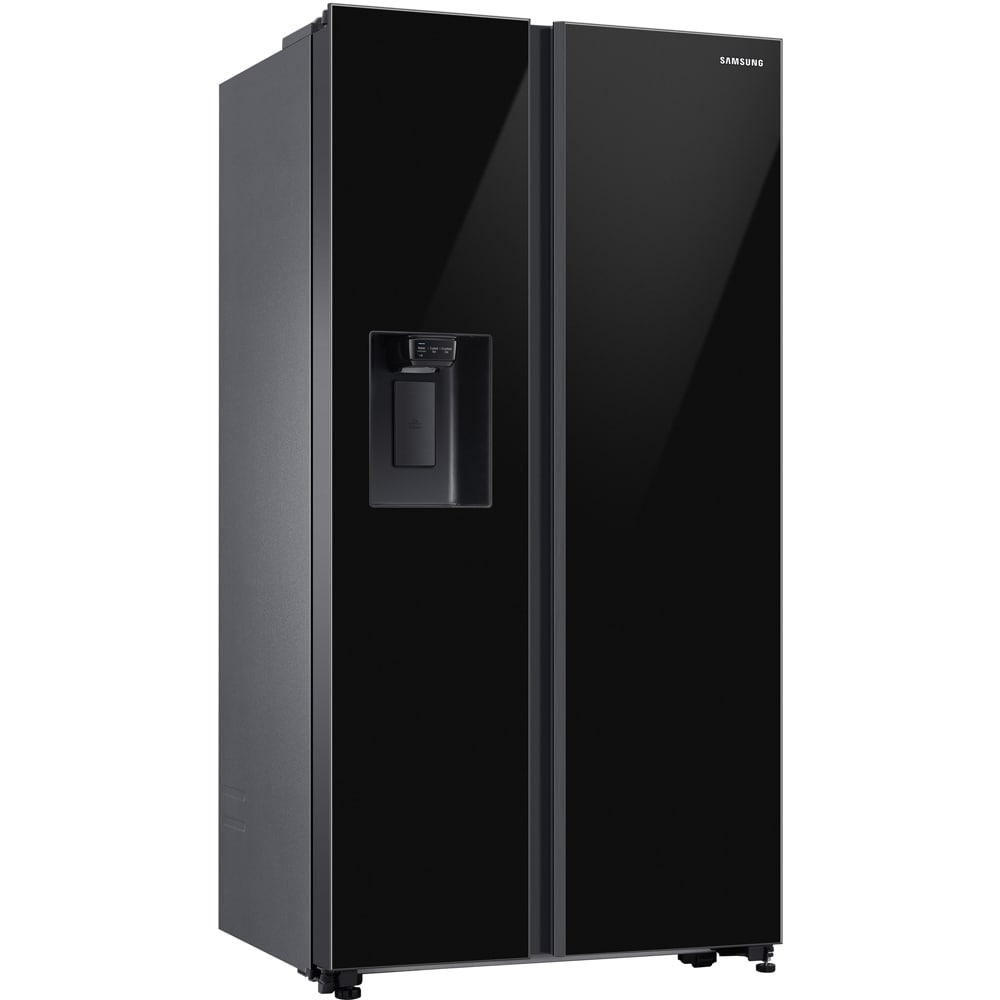 Side by Side SAMSUNG RS65DG54R32CEO, No Frost, 635 l, H 178 cm, Clasa E, Wi-Fi, Dozator apa, sticla neagra