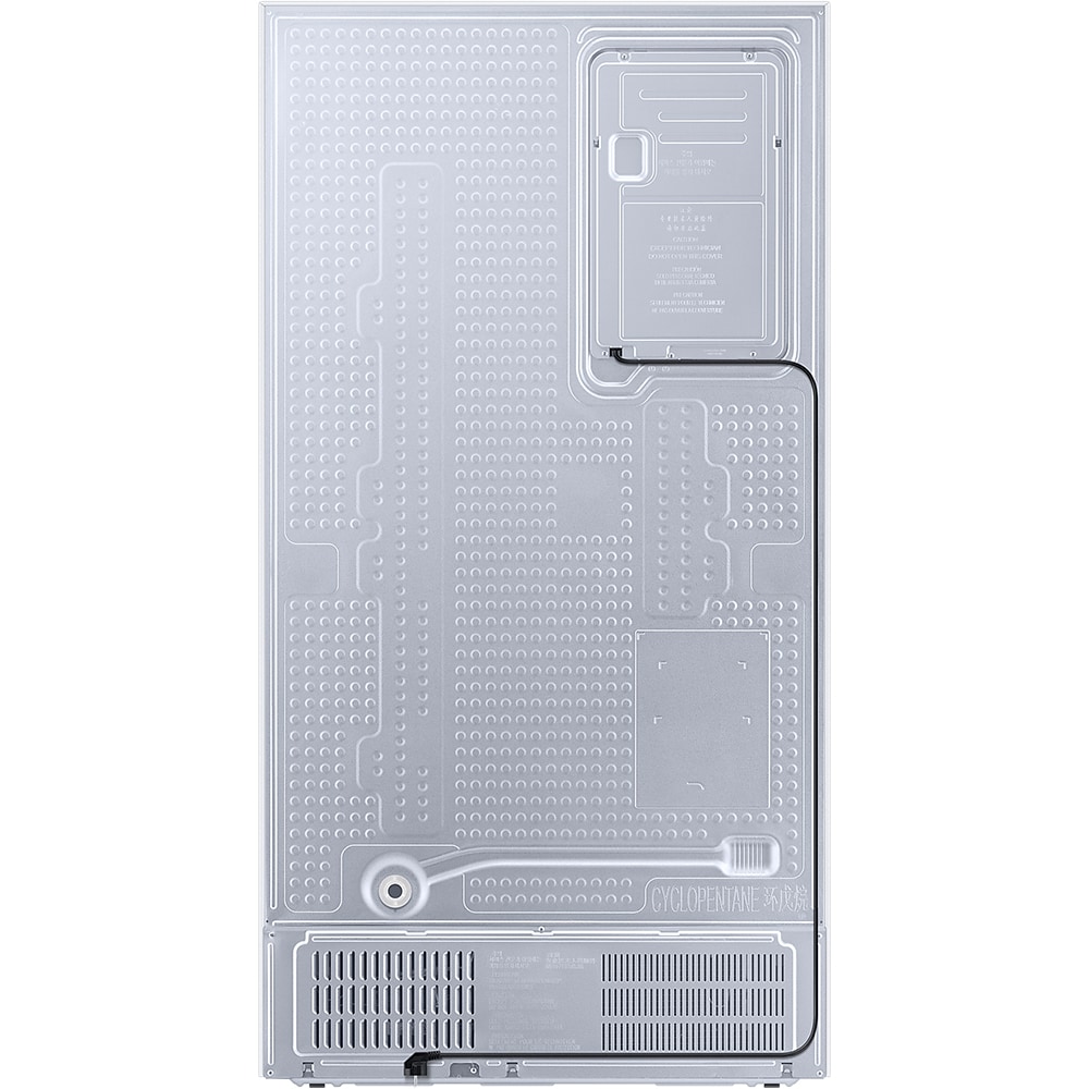 Side by Side SAMSUNG RS67A8810WW/EF, No Frost, 634 l, H 178 cm, Clasa F, dozator apa, Twin Cooling Plus, alb