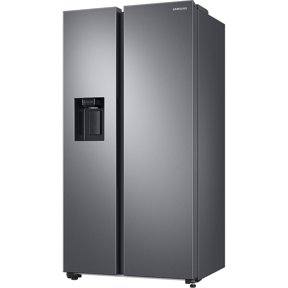 Side by Side SAMSUNG RS68CG853ES9, No Frost, 634 l, H 178 cm, Clasa E, Dozator apa, Twin Cooling Plus, argintiu