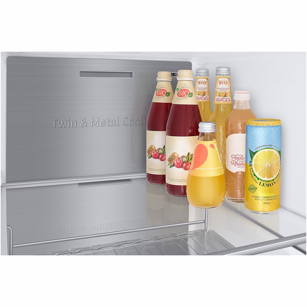 Side by Side SAMSUNG RS68CG855DB1/EF, No Frost, 634 l, H 178 cm, Clasa D, Dozator apa, Twin Cooling Plus, dark inox