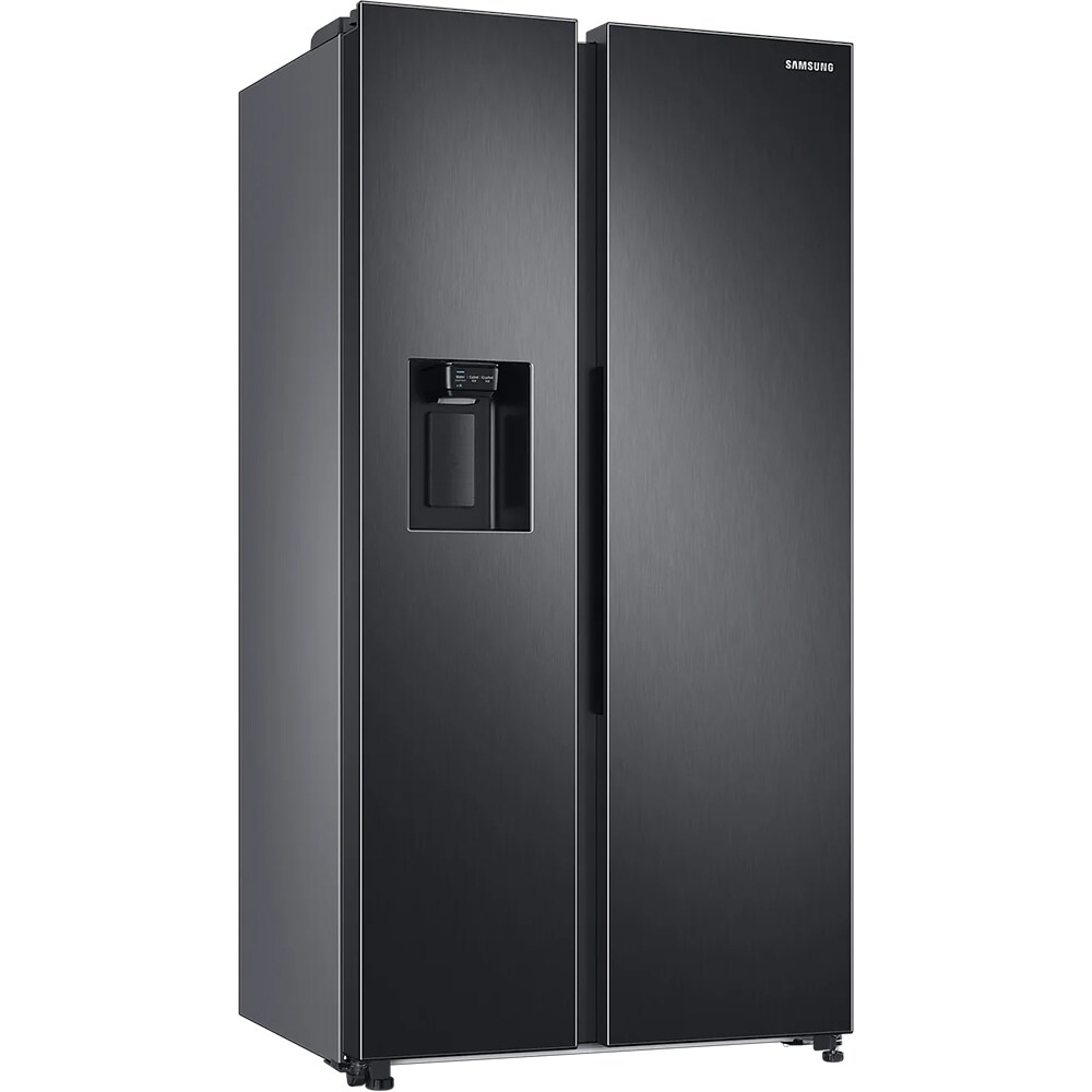 Side by Side SAMSUNG RS68CG883EB1EF, No Frost, 634 l, H 178 cm, Clasa E, Dozator apa, Twin Cooling Plus, dark inox